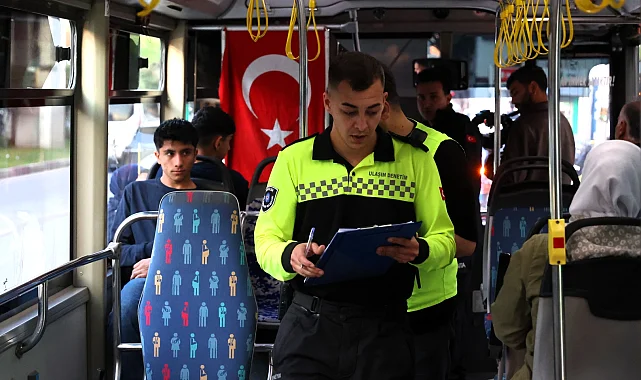 Antalya'da toplu taşıma araçlarına sıkı denetim
