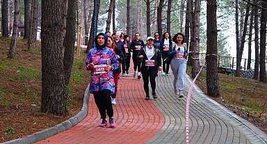 'Bahar Koşusu' Sapanca'da renkli görüntülere sahne oldu