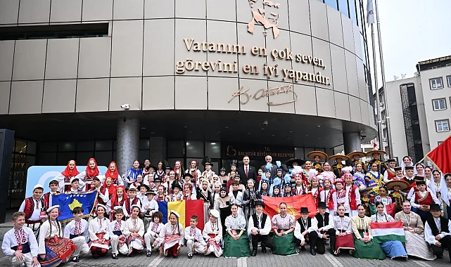 Balıkesir'de dünya çocukları buluştu