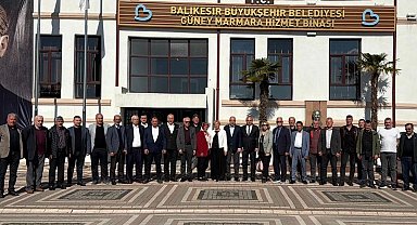 Balıkesir'de muhtarlarla güçlü iletişim