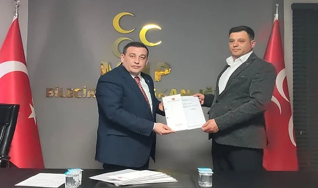 Bilecik'te yoğun iş temposu dolayısıyla istifa eden MHP'li ilçe başkanı yeniden aynı göreve getirildi!