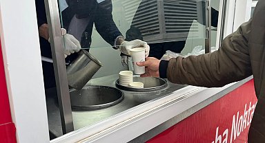 Bornova'nın çorba ikramı Manisa yoluna ulaştı