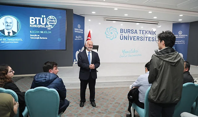 BTÜ Konuşmaları'nda Prof. Dr. Temel Kotil gençlerle buluştu