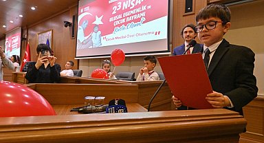 Bursa Büyükşehir Meclisi'nde söz çocukların