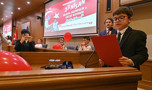 Bursa Büyükşehir Meclisi'nde söz çocukların