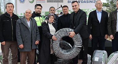 Bursa Büyükşehir'den çiftçiye hayat veren destek