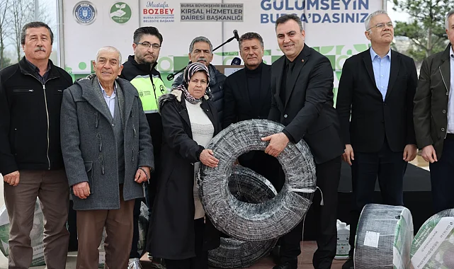 Bursa Büyükşehir'den çiftçiye hayat veren destek