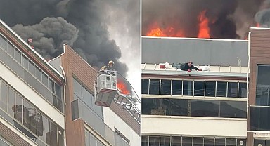 Bursa’da Çatı Katında Yangın