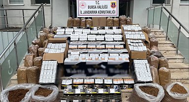 Bursa Gemlik'te kaçak tütün operasyonu
