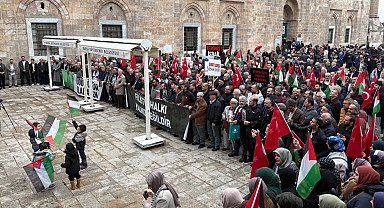 Bursa Gönüllü Kuruluşlar'dan Filistin için tek yürek