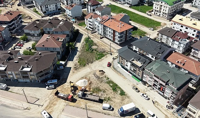 Bursa İnegöl Alanyurt'ta 11 sokakta tretuvar uygulaması