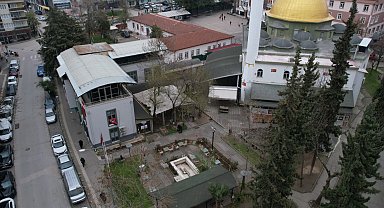 Bursa Nilüfer'de İhsaniye Eski Köy Meydanı'na modern dokunuş