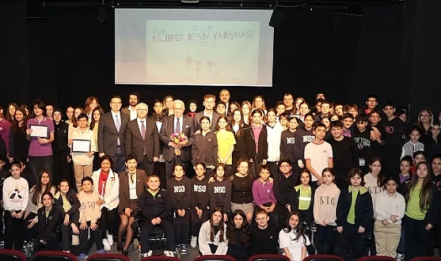 Bursa Nilüfer'in hikayesi çocukların fırçasında hayat buldu