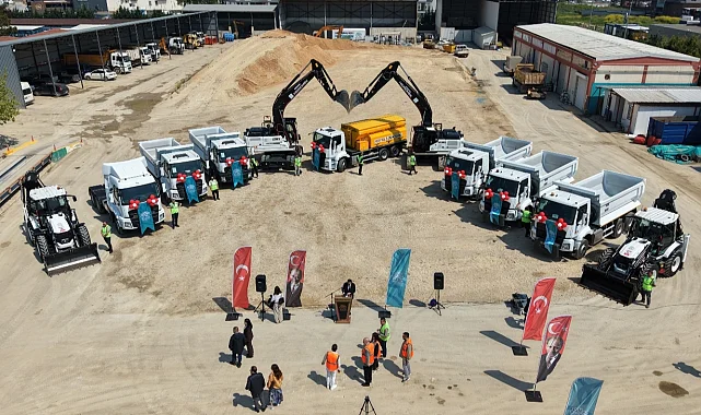 Bursa Nilüfer'in yeni araçları yollarda