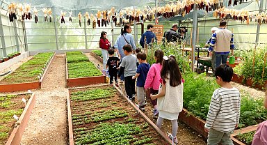 Bursa Osmangazi'de çocuklar toprak sevgisini öğreniyor