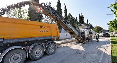 Bursa Şehirlerarası Otobüs Terminali Yolunda Asfalt Yenileme Çalışması Başladı