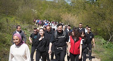 Bursa Yenişehirliler doğa yürüyüşünü sevdi