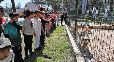 Bursa'da çocuklar patili dostlarla buluştu