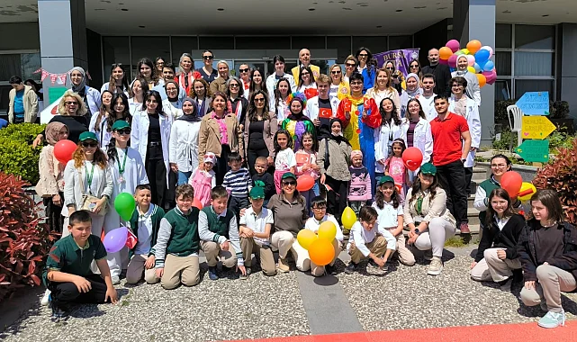 Bursa'da tedavi gören çocuklara 23 Nisan coşkusu