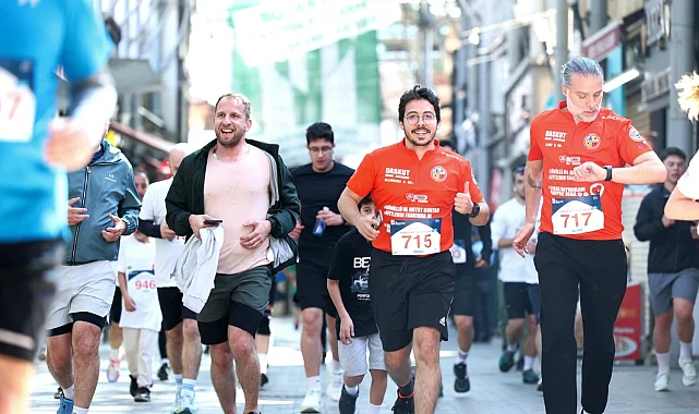 Bursa'nın kalbinde nefes kesen koşu