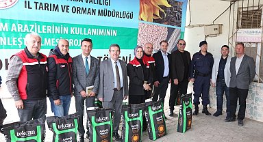 Bursa'nın üç ilçesinde ayçiçeği üretimine güçlü destek