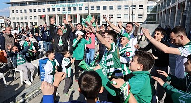 Bursaspor Şampiyonluğu Nilüfer’de Büyük Coşkuyla Kutlandı