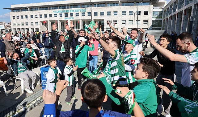 Bursaspor Şampiyonluğu Nilüfer’de Büyük Coşkuyla Kutlandı