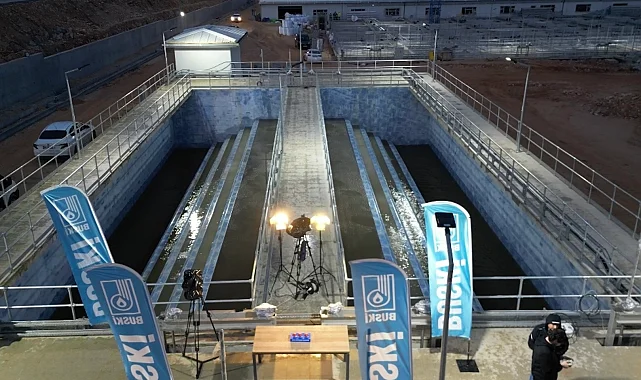 Çınarcık İçme Suyu Arıtma Tesisi hizmete girdi