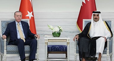 Cumhurbaşkanı Erdoğan ile Katar Emiri Al Sani görüştü