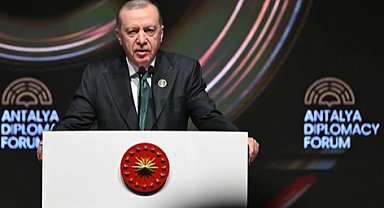 Cumhurbaşkanı Erdoğan'dan Antalya'dan barış ve diyalog mesajı