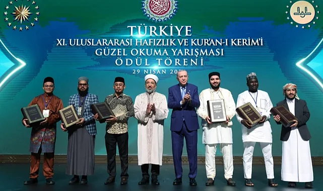Cumhurbaşkanı Erdoğan'dan Kur'an-ı Kerim Yarışması'nda birlik ve kardeşlik vurgusu