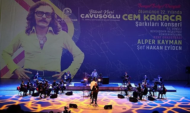 Denizli Büyükşehir'den Cem Karaca anısına konser