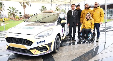 Dünyanın Tek Engelli Kadın Ralli Pilotu Keskin’den Başkan Aydın’a Ziyaret