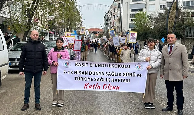 Edirne Keşan'da sokaklar sağlık için hareketlendi