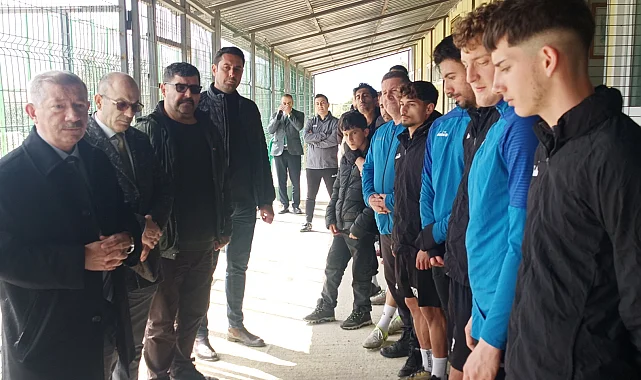 Edirne'de Kaymakam Mercan'dan Keşanspor'a moral ziyareti