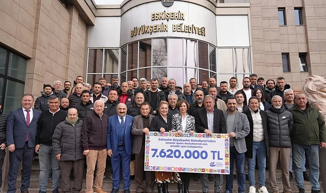 Eskişehir'de amatör spora 7 milyon 620 bin TL destek