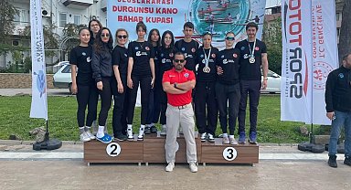 Eskişehirli kanocular Köyceğiz'den gururla döndü