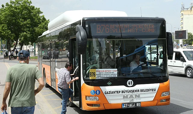 Gaziantep'te 23 Nisan'da ulaşım ücretsiz olacak