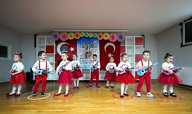 İstanbul Maltepe kreşlerinde 23 Nisan coşkusu