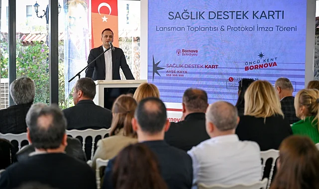 İzmir Bornova'da "Sağlık Destek Kartı" başladı