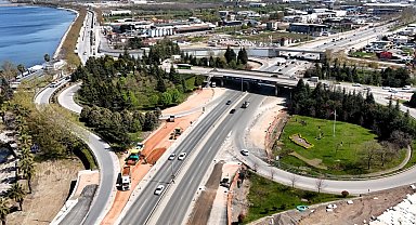 İzmit sahil bağlantı kolu trafiğe kapatılıyor