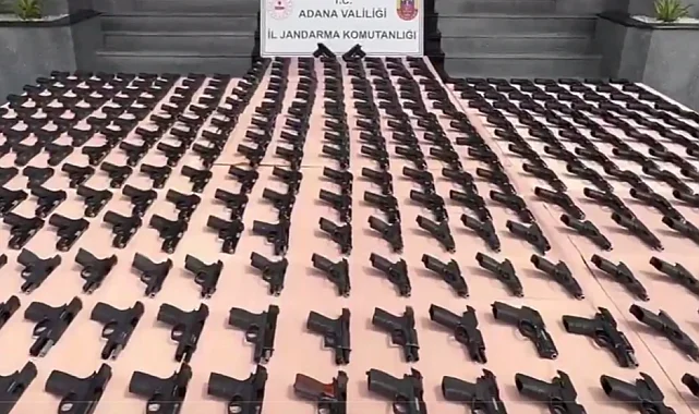 Jandarma'dan dev operasyon... 1.107 ruhsatsız tabanca ele geçirildi