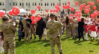 Jandarma'dan öğrencilere 23 Nisan sürprizi