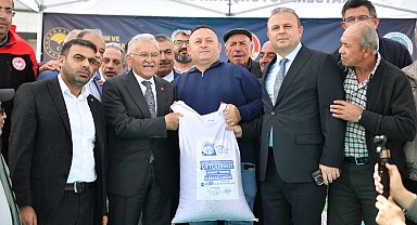 Kayseri Büyükşehir'den çiftçiye dev destek