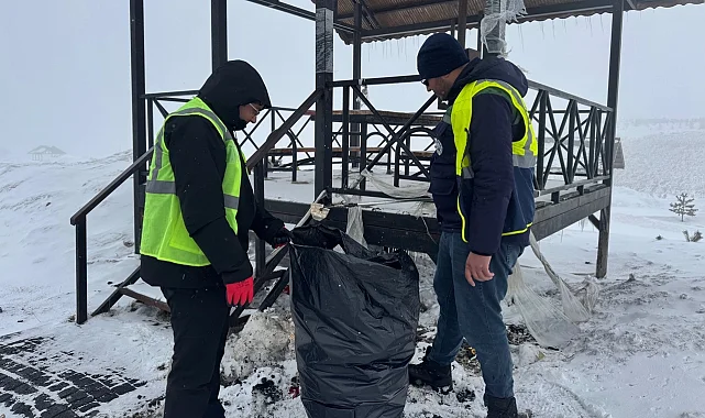 Kayseri Erciyes'in doğası Büyükşehir'le korunuyor