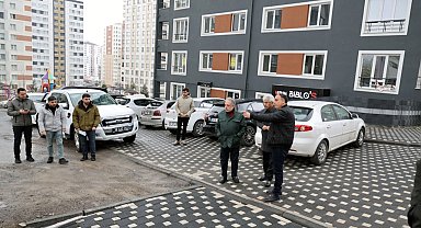 Kayseri Talas'ta hafta sonunda otopark mesaisi