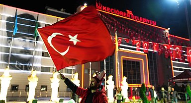 Keçiören'de kupa coşkusu dev ekrandan takip edildi