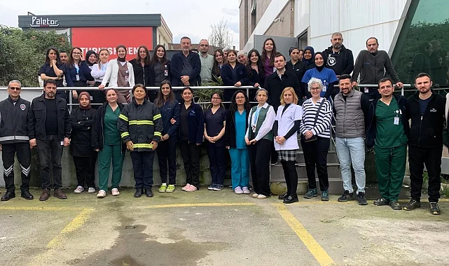 KOBİTEM'in yangın eğitimi ile hastaneler güvende