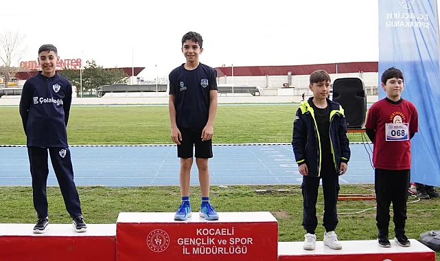 Kocaeli Çayırova'ya atletizmde 2 madalya geldi