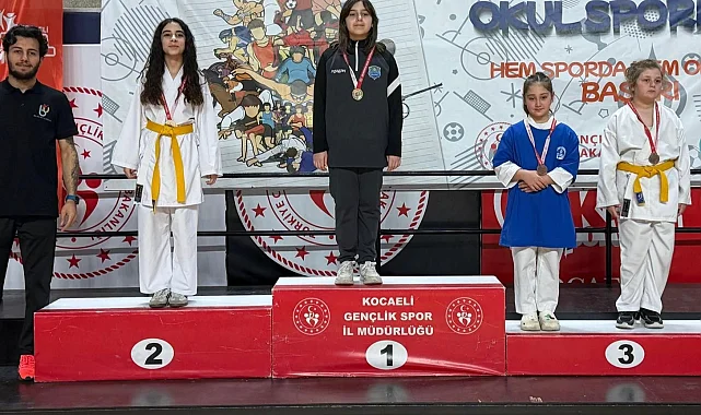 Kocaeli Çayırova'ya karatede 16 madalya birden